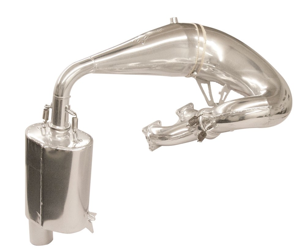 2018-24 Arctic Cat M8000, XF 8000, ZR 8000 and Riot / Riot X Single Pipe Kit-Polished Ceramic (Part #09-8018)