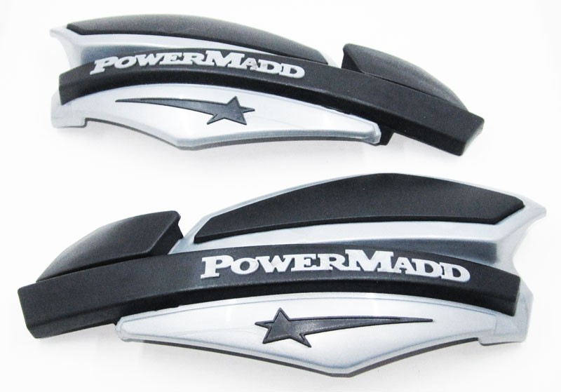 PowerMadd Handguards Silver/Black