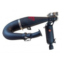SLP Single Pipe with Competition PicNic'R Silencer for Polaris 9R Matryx 