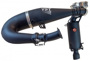 SLP Single Pipe with Competition PicNic'R Silencer for Polaris 9R Matryx 