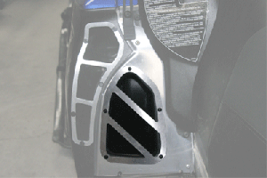 SLP Footwell Vents for 2007-11 Polaris RMK Raw Chassis