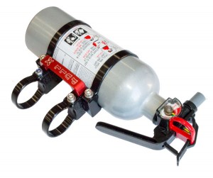 Quick Release Fire Extinguisher Mount by Axia Alloys