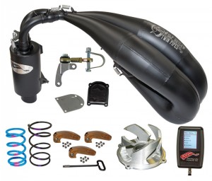 SLP Outlaw Twin Pipes™ Stage 1: 2022-23 Polaris 850 Matryx RMK, Khaos and Slash