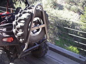 HD Rear Bumper with Tire Carrier  (second) for 2011-14 Polaris 800 RZR & RZR-4
