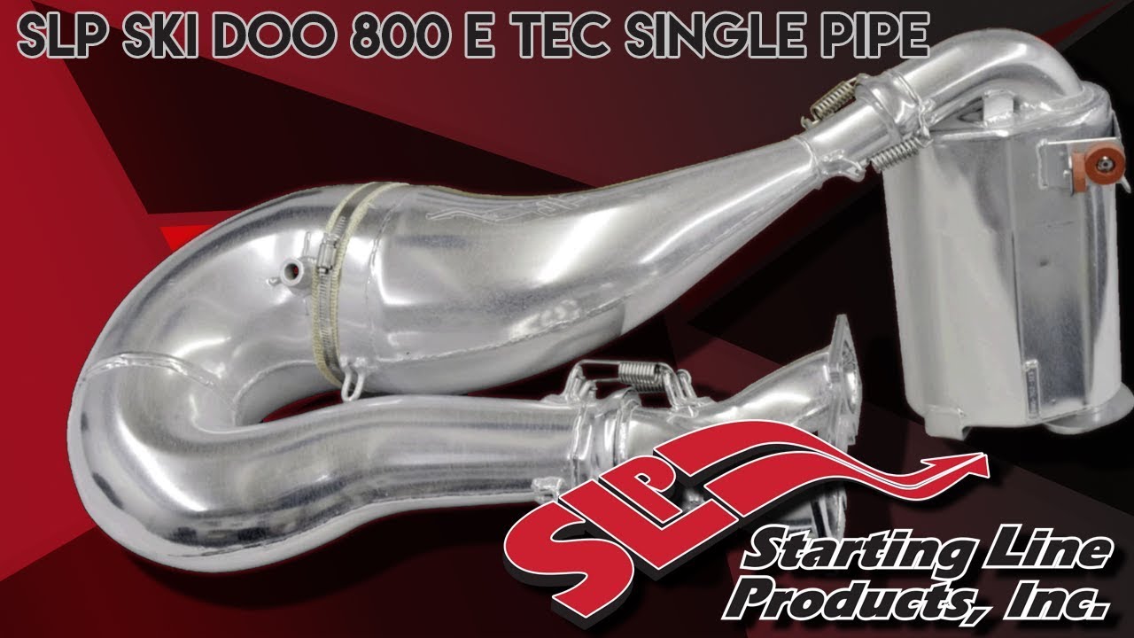 Ski-Doo 800 E-TEC SLP Single Pipe Exhaust
