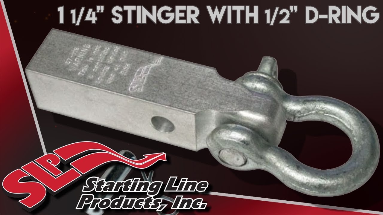1 1/4" Stinger with 1/2" D-Ring Product Overview
